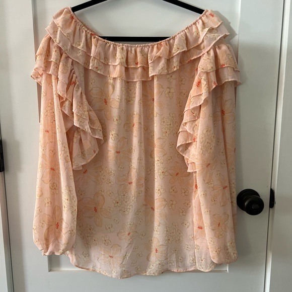 Free People Cherry Blossom Sheer Bright Floral Blouse
(Oversized small) - Picture 3 of 5